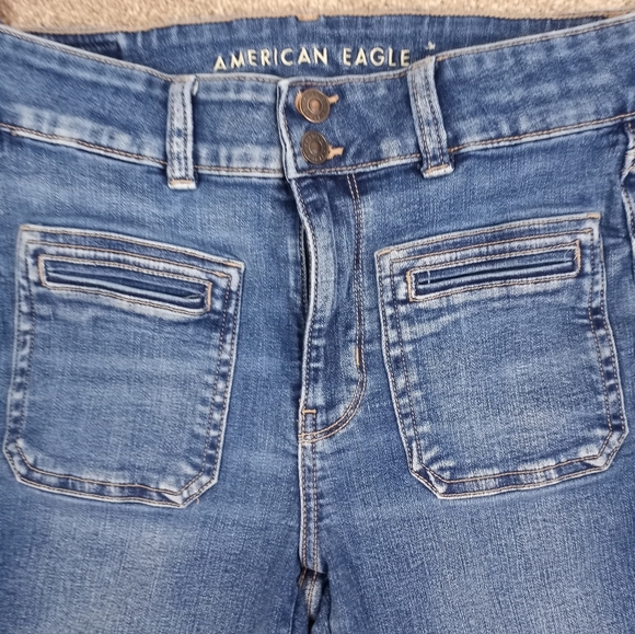 **SOLD**AE Super Hi-Rise Flare Jeans! - Picture 6 of 6